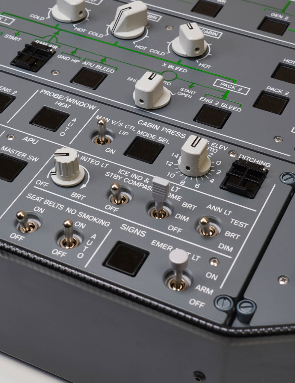 Airbus A320 - PROLine - Lights Switch Upgrade Kit