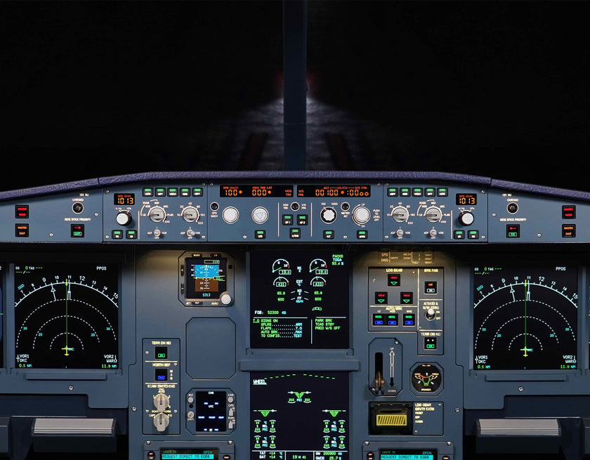 Fully working Airbus a330 simulator made by skalarki electronics