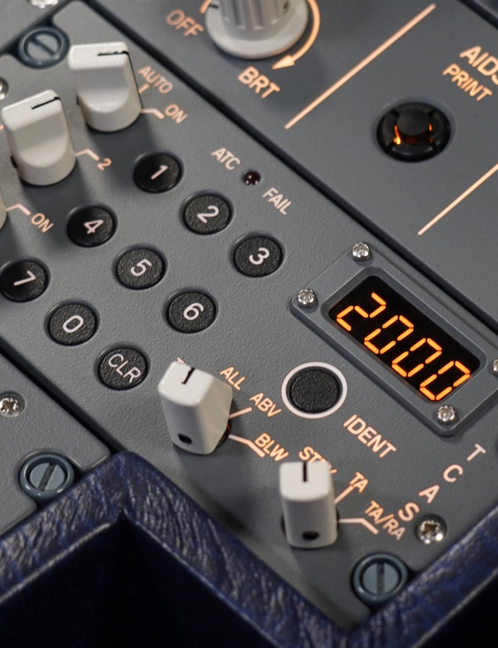 A32X - HOMELine ATC/TCAS Panel - SKALARKI electronics Ltd - Airbus A320 - Flight Sim