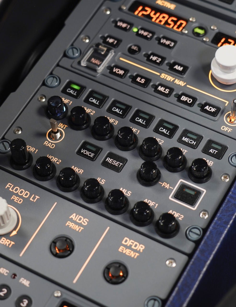 A32X - HOMELine AUDIO Panel - SKALARKI electronics Ltd - Airbus A320 - Flight Sim