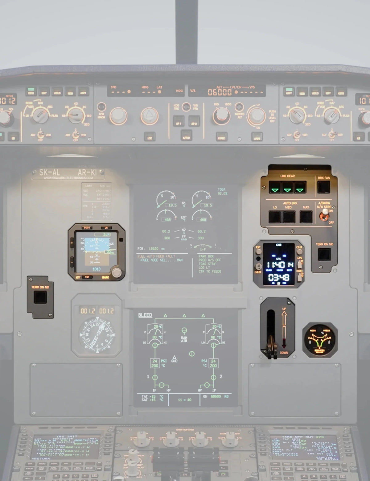A32X - MIP Panel Package (Pro) - Single Seater - SKALARKI electronics Ltd