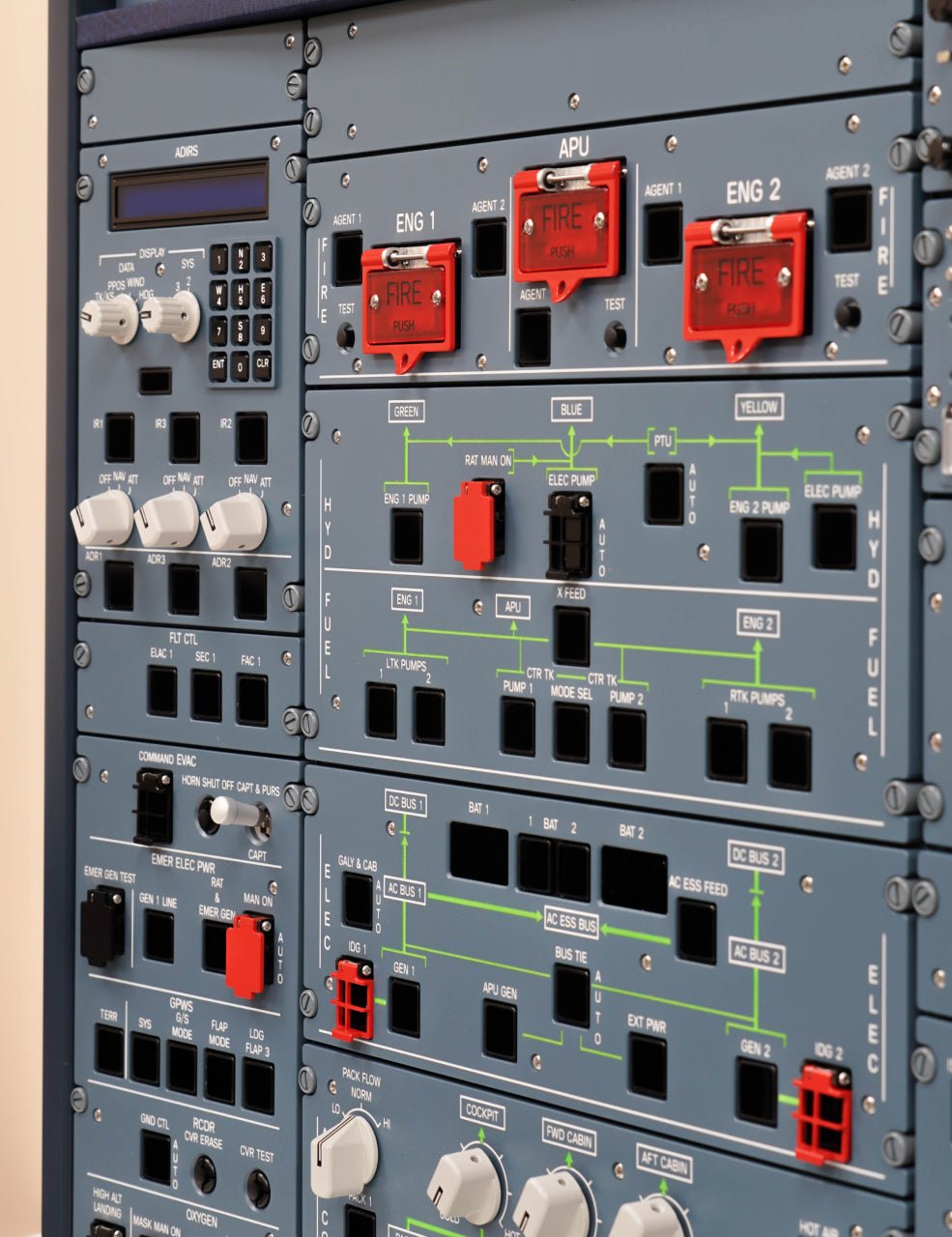 A32X - PROLine Overhead AFT+FWD - SKALARKI electronics Ltd - Airbus A320 - Flight Sim