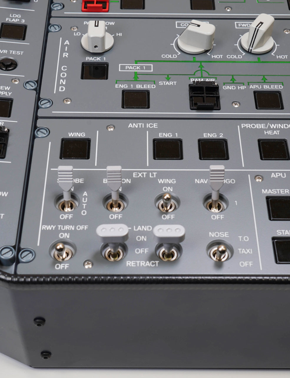Rectangular Rocker Switch A320 PROLine - Lights Panel Switch Kit for Airbus A320 cockpit.– SKALARKI ...