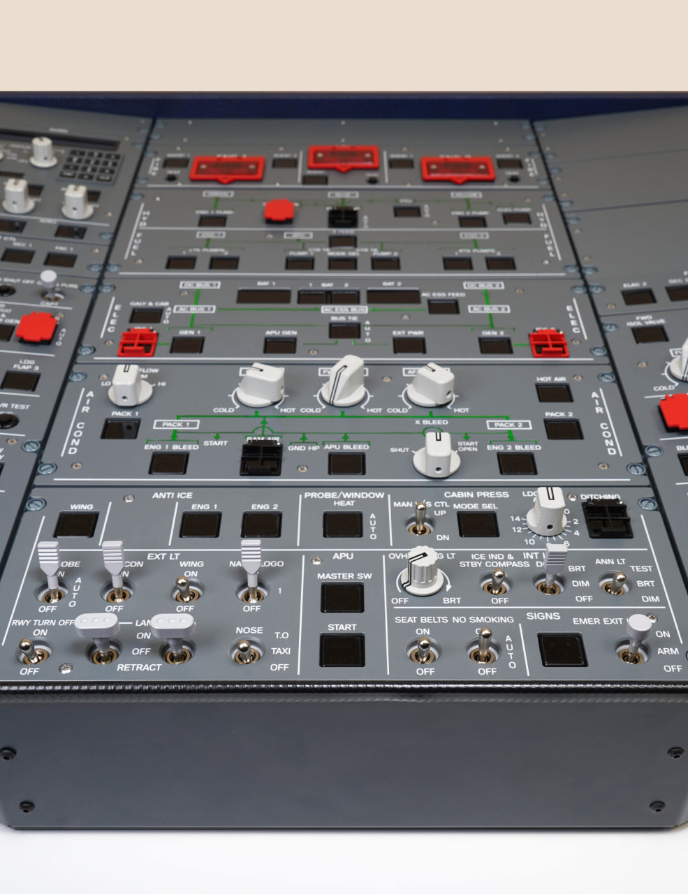 Airbus A320 - PROLine - Lights Switch Upgrade Kit