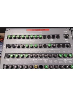 A320 AFT Overhead Circuit breakers kit - SKALARKI electronics Ltd