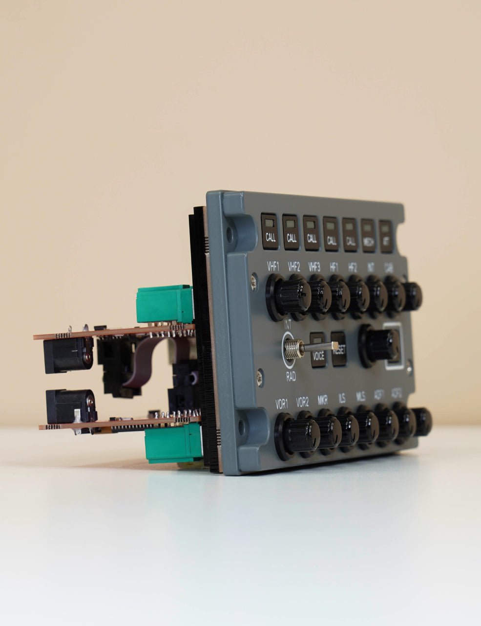 A32X - HOMELine AUDIO Panel for Airbus A320 cockpit builders