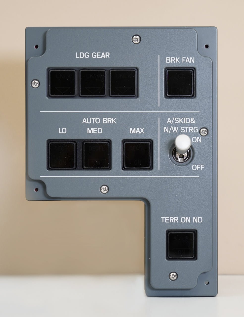 A32X - HOMELine Autobrake Panel - SKALARKI electronics Ltd