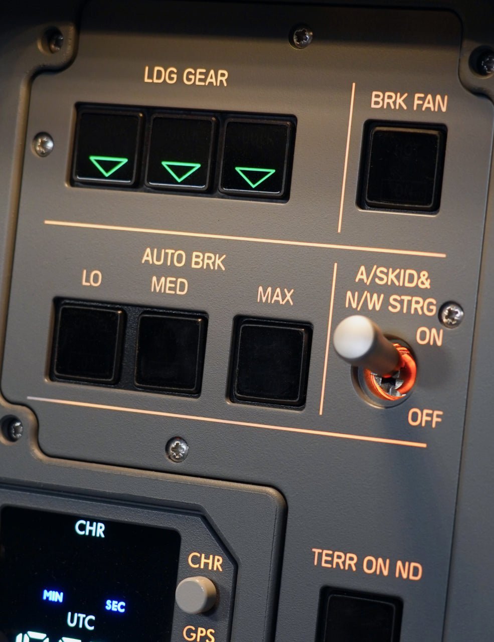 A32X - HOMELine Autobrake Panel - SKALARKI electronics Ltd