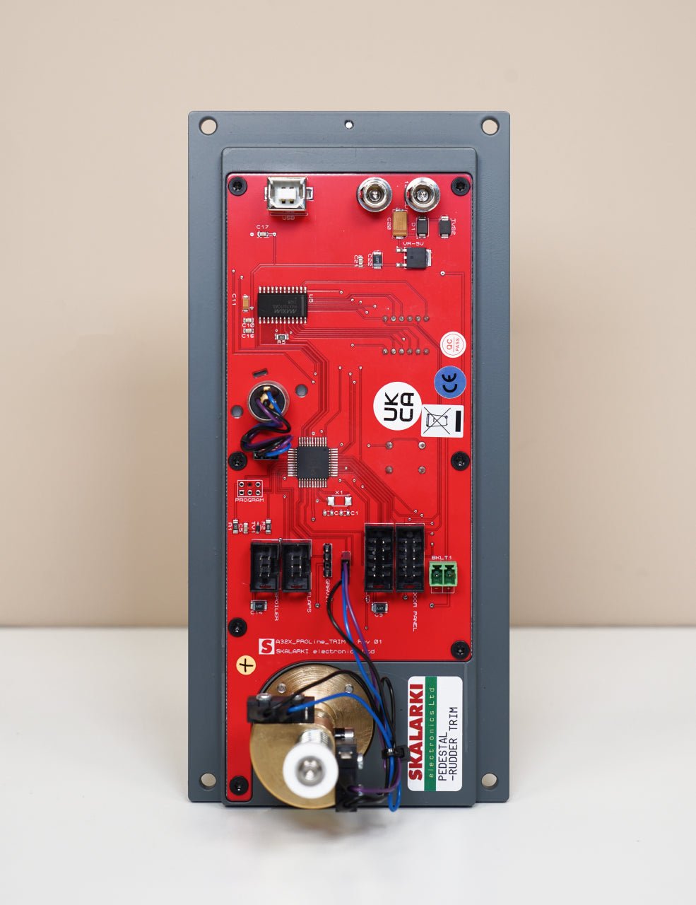 A32X - PROLine Rudder Trim Panel - SKALARKI electronics Ltd