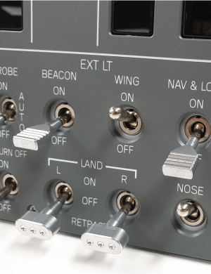 Rectangular Rocker Switch A320 PROLine - Lights Panel Switch Kit for Airbus A320 cockpit.– SKALARKI ...