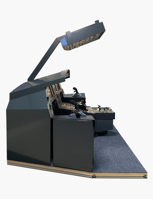 Airbus A320 HOMELine Dual Trainer from SKALARKI installed in a simulator setup for realistic training and home use